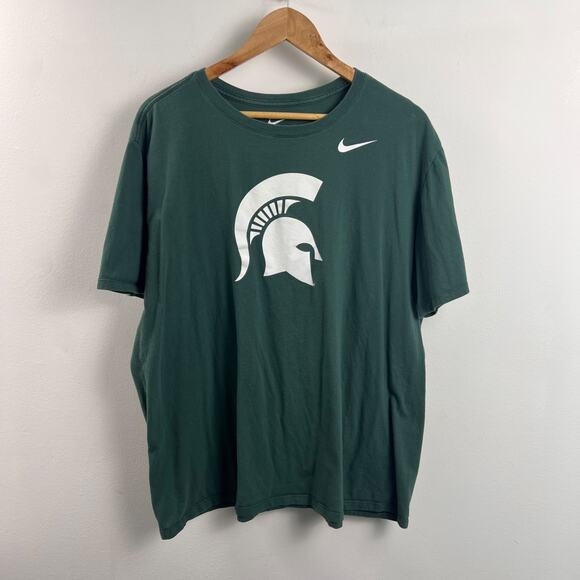 Michigan State Spartans The Nike Tee Athletic Cut T Shirt Mens Size XXL - Picture 1 of 5